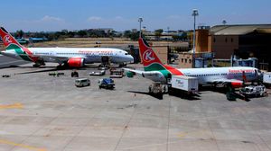 Kenya Airways planes at JKIA