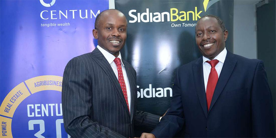 Centum pumps Sh1.1 billion into Sidian Bank - Business Daily
