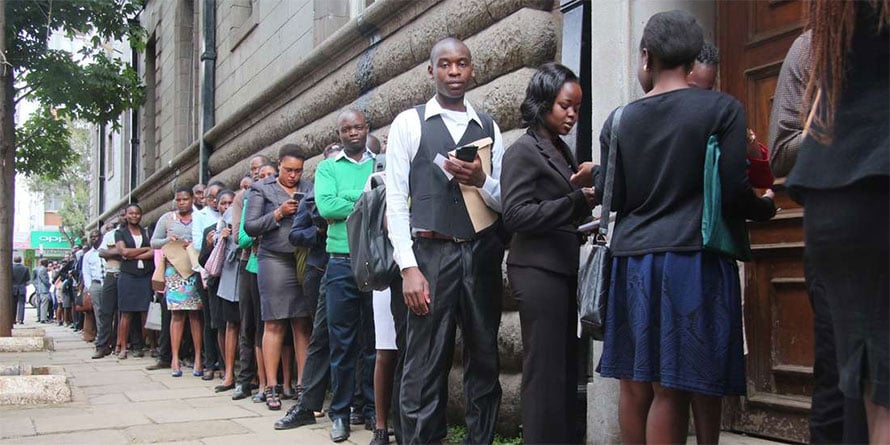 Half of Kenya’s jobless give up on work search