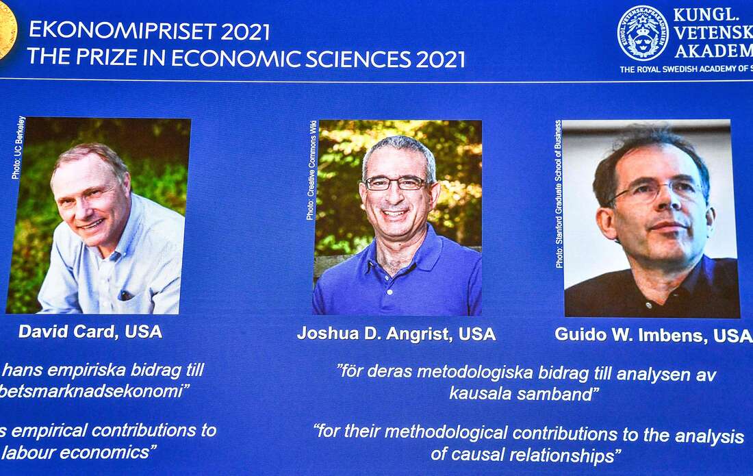 Trio win Nobel Economics Prize for 'natural experiments' - Vimarsana News