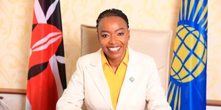 Kenya's Energy Cabinet Secretary Monica Juma.
