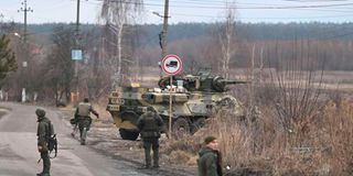 Ukrainian servicemen