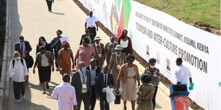 Guest arrive in Kisumu for Africities Summit