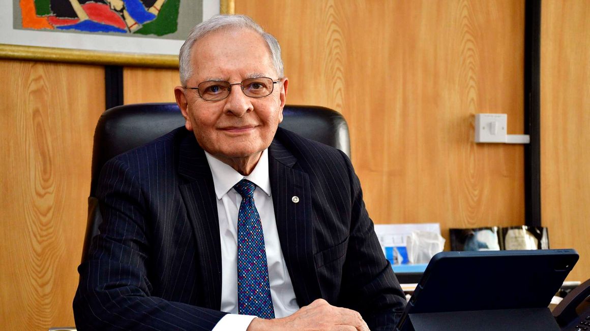 Prime Bank Chairman Dr Rasik Kantaria poses for a picture after the interview on May 17, 2023. PHOTO | FRANCIS NDERITU | NMG