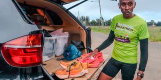 Recreational runner David Thuo