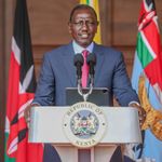 President William Ruto addressing journalists at State House, Nairobi. BONFACE BOGITA / NATION
