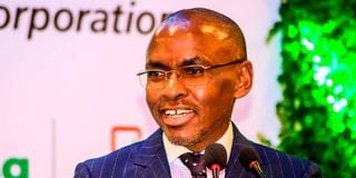 Safaricom CEO Peter Ndegwa