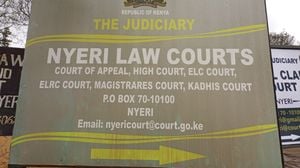 Nyeri Law Court signage