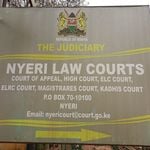 Nyeri Law Court signage