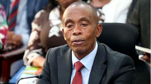 Kimani Wamatangi in Parliament