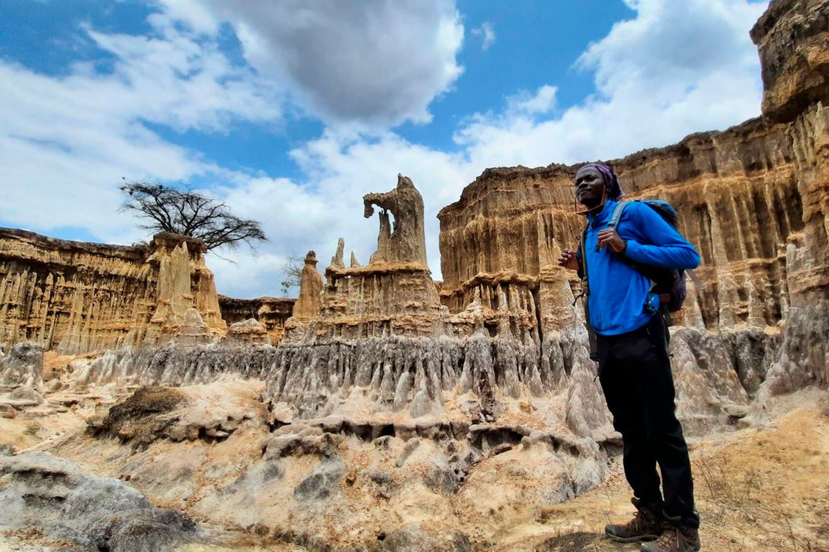 The Kenyans making money from chasing waterfalls