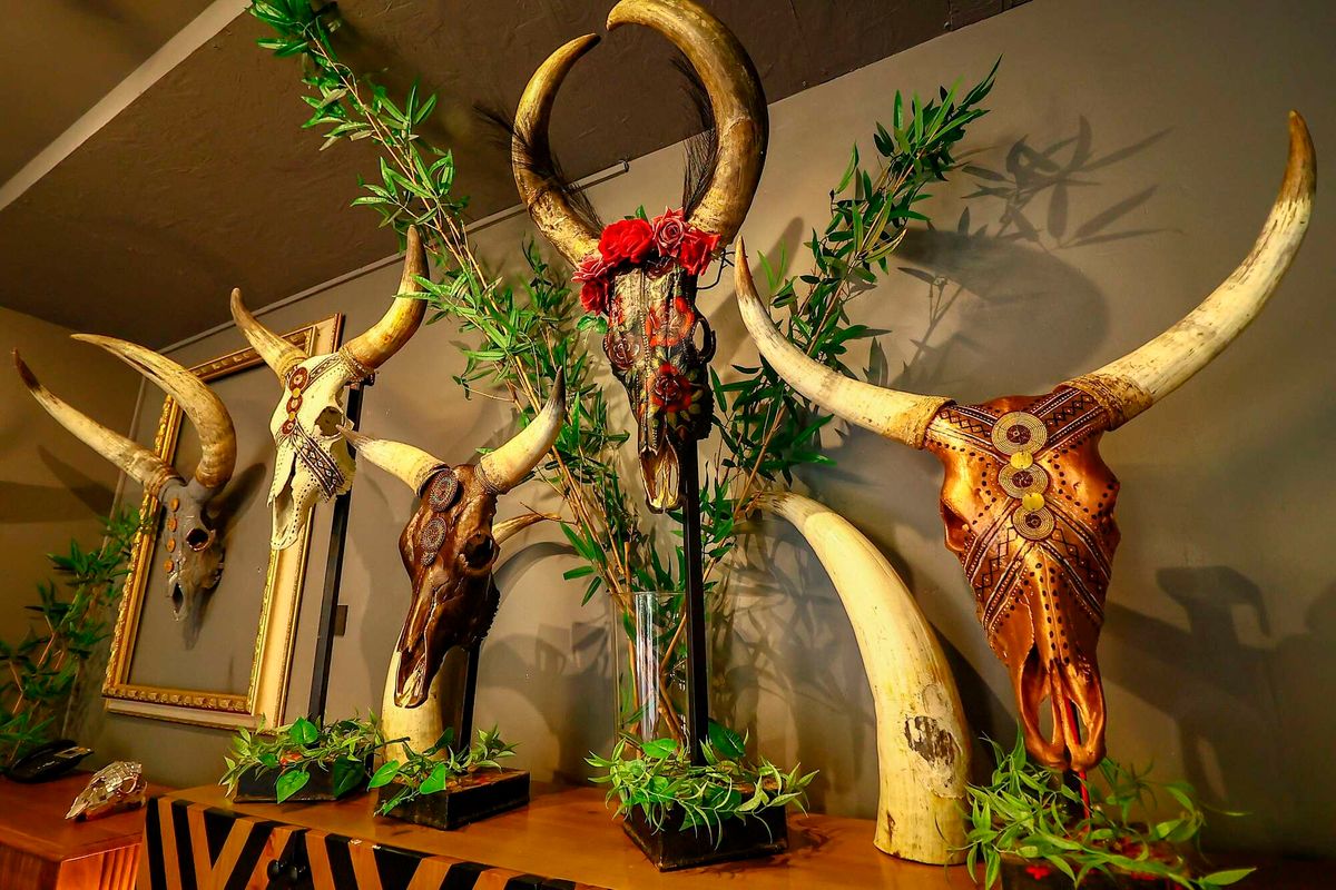 Nairobi artist turns discarded cow skulls into collectible art